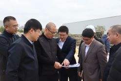 市領導帶隊到園區檢查項目復工情況